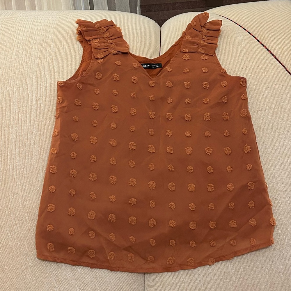 Shein Orange Top
